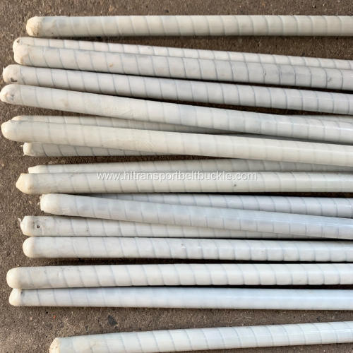 Plastic-wrapped stainless steel cable pins